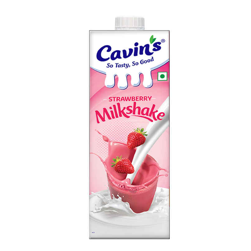 Cavin's Strawberry Milkshake, Rich & Creamy Cavin's Strawberry Milkshake, Rich & Creamy