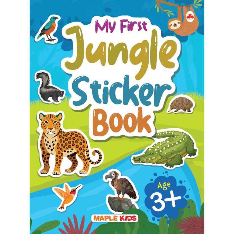 My First Sticker Book | Jungle | Activity Book for Kids | Stickers for Children | Age 3+ Years