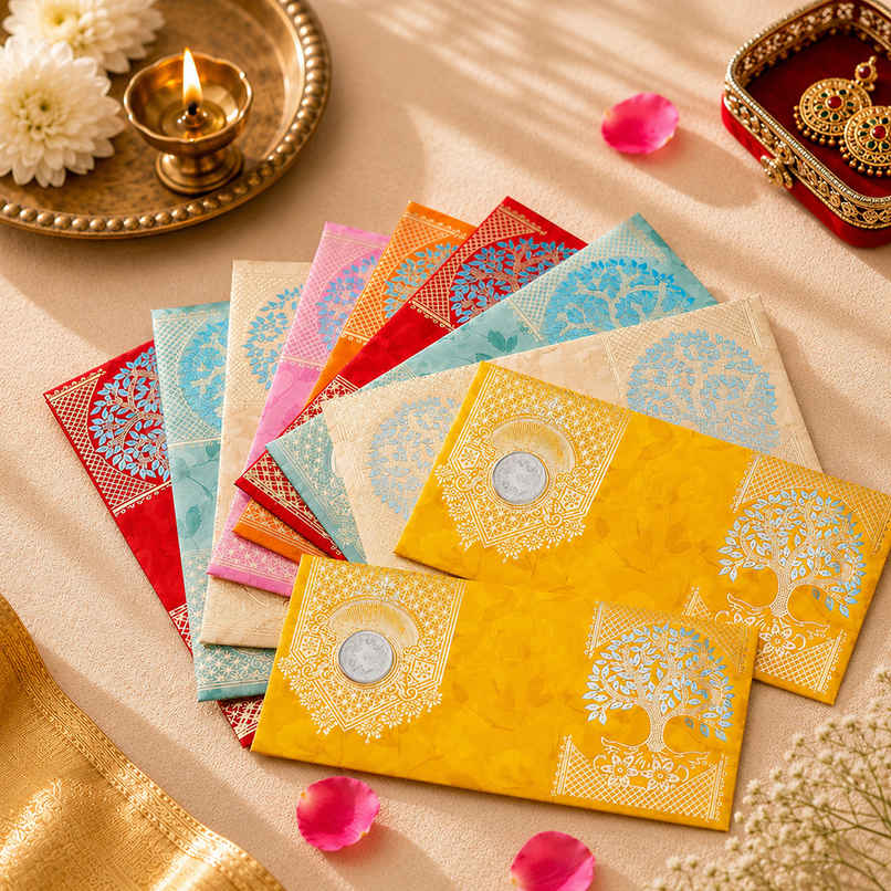 Archies Multicolor Coin Shagun Envelope Archies Multicolor Coin Shagun Envelope