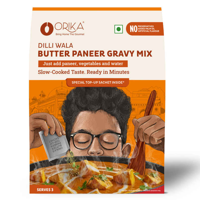 Orika Dilli Wala Butter Paneer Makhani Gravy Mix | With Special Taste Maker Sachet Orika Dilli Wala Butter Paneer Makhani Gravy Mix | With Special Taste Maker Sachet