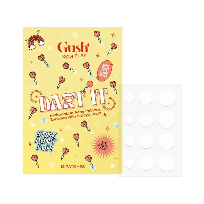 Gush Beauty Dart It Pimple Patches | Transparent | Heals Acne | Zits & Blemishes