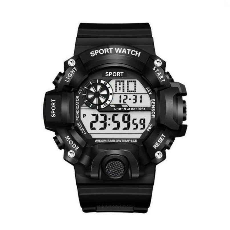 Se7en Boy's Plastic Digital Watch | Black Se7en Boy's Plastic Digital Watch | Black