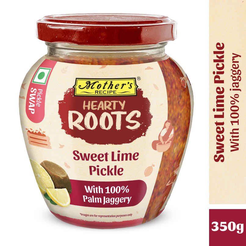 Mother's Recipe Hearty Roots Lime Pickle With Palm Jaggery