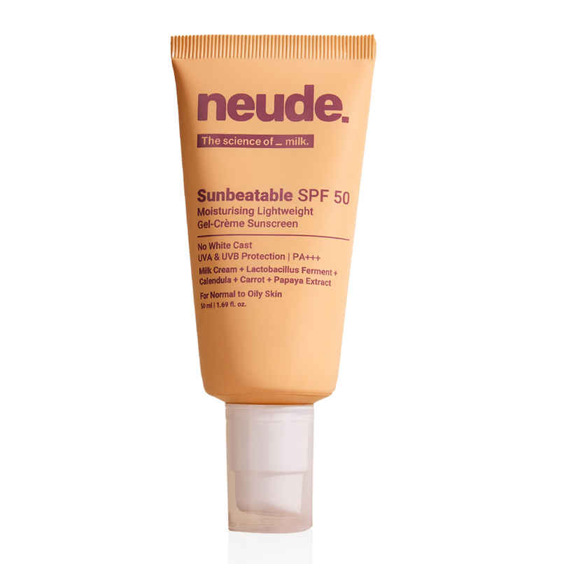 Neude Lightweight Gel Creme Sunscreen SPF50+ PA++++ UVA & UVB Protection Neude Lightweight Gel Creme Sunscreen SPF50+ PA++++ UVA & UVB Protection