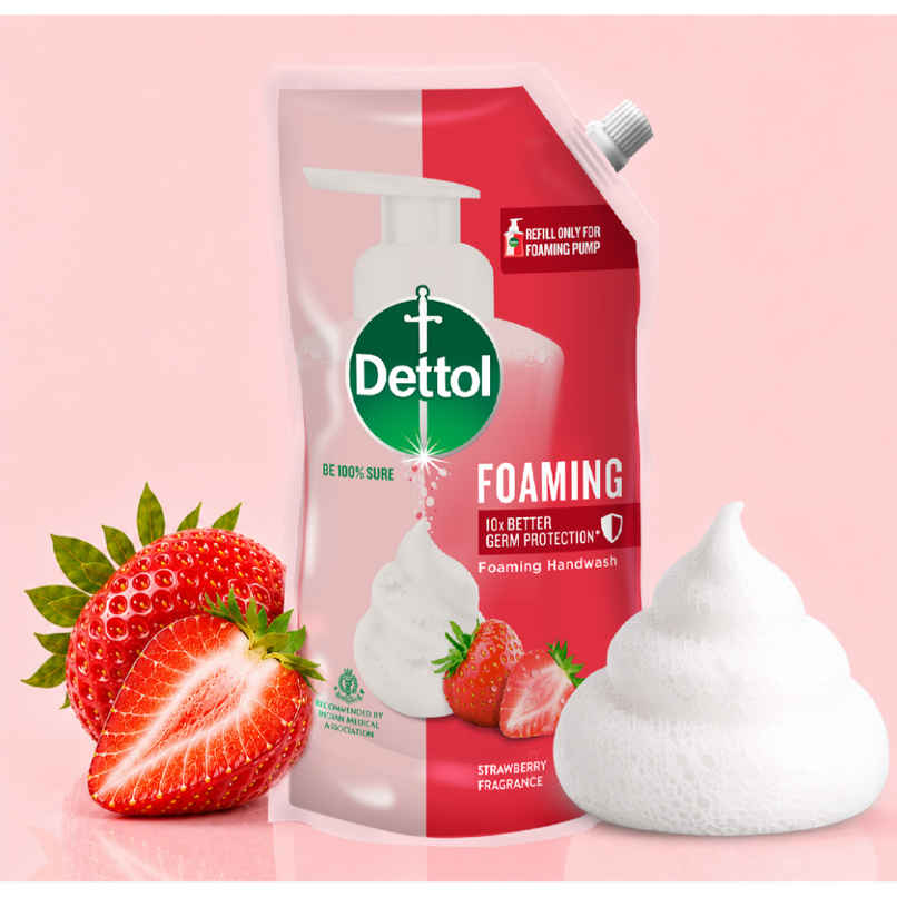 Dettol Foaming Handwash Strawberry Refill Pouch