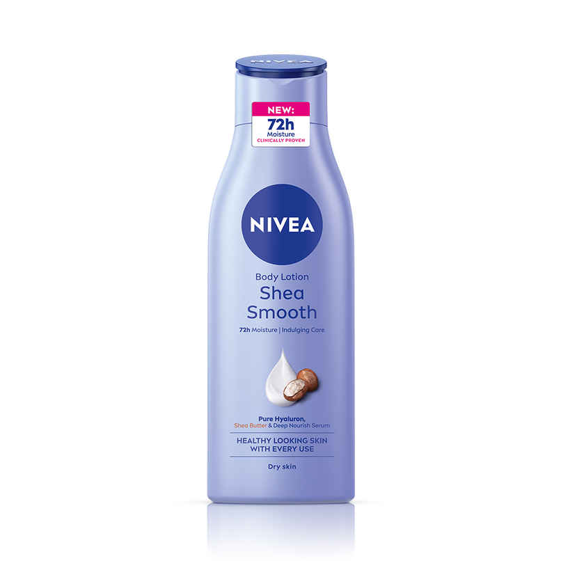 NIVEA Shea Smooth Body Lotion |48 H Moisturization|With Deep Moisture Serum | For Dry Skin
