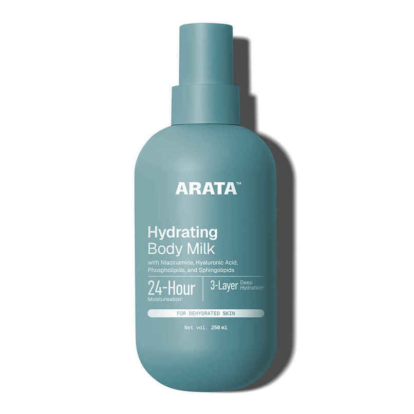 Arata Niacinamide Body Milk | Hydrates Skin | Repairs Barrier | Lightweight Spray Formula Arata Niacinamide Body Milk | Hydrates Skin | Repairs Barrier | Lightweight Spray Formula