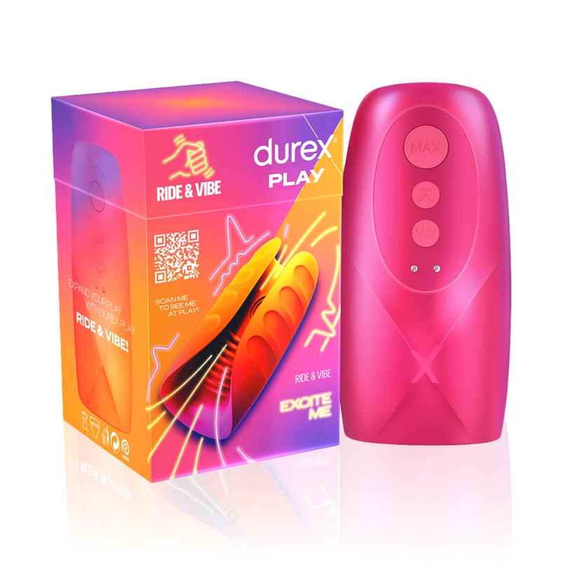 Durex Ride  & Vibe Men's Personal Massager | Vibrating & Rechargeable