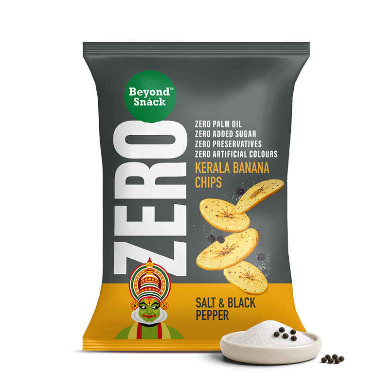 Beyond Snack Zero Kerala Banana Chips Salt & Black Pepper
