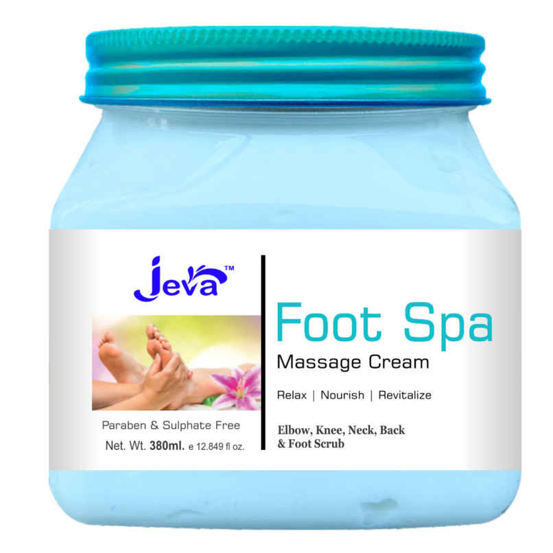 Jeva Foot Spa Cream | Deep Moisturizing & Softening Gel for Elbows, Knees & Feet Jeva Foot Spa Cream | Deep Moisturizing & Softening Gel for Elbows, Knees & Feet