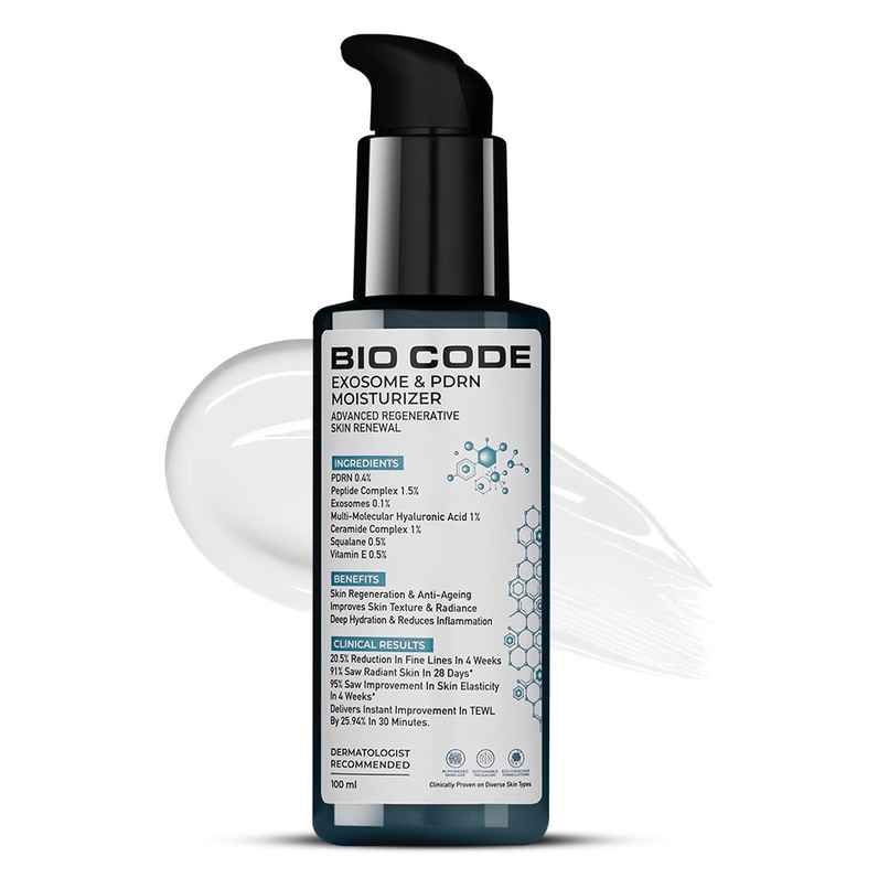 Bio Code Exosome & PDRN Renewal Moisturizer - Advanced Regenerative Anti-Aging | AI-Enhanced Formula