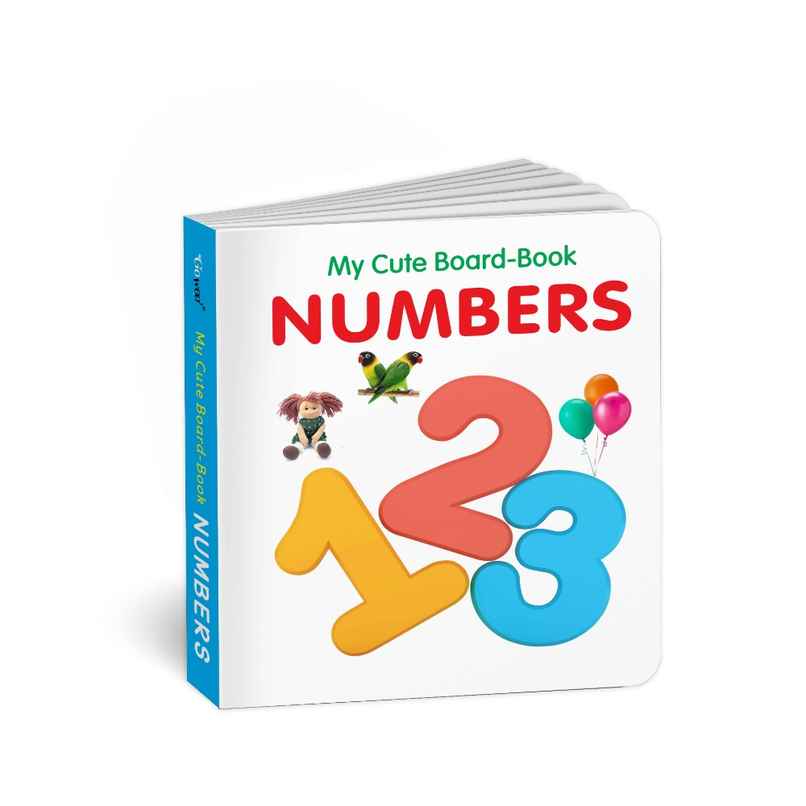 My Cute Board Book Numbers | Pocket Size Books for Children | Educational Learning Book