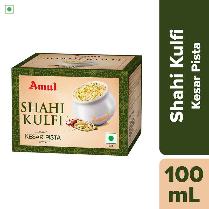Amul Shahi Matka Kulfi Kesar Pista Ice Cream