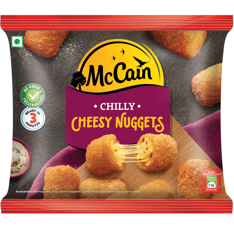 McCain Chilli Cheesy Nuggets | Frozen Ready To Cook McCain Chilli Cheesy Nuggets | Frozen Ready To Cook