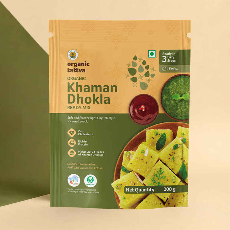 Organic Tattva Khaman Dhokla Ready Mix Organic Tattva Khaman Dhokla Ready Mix
