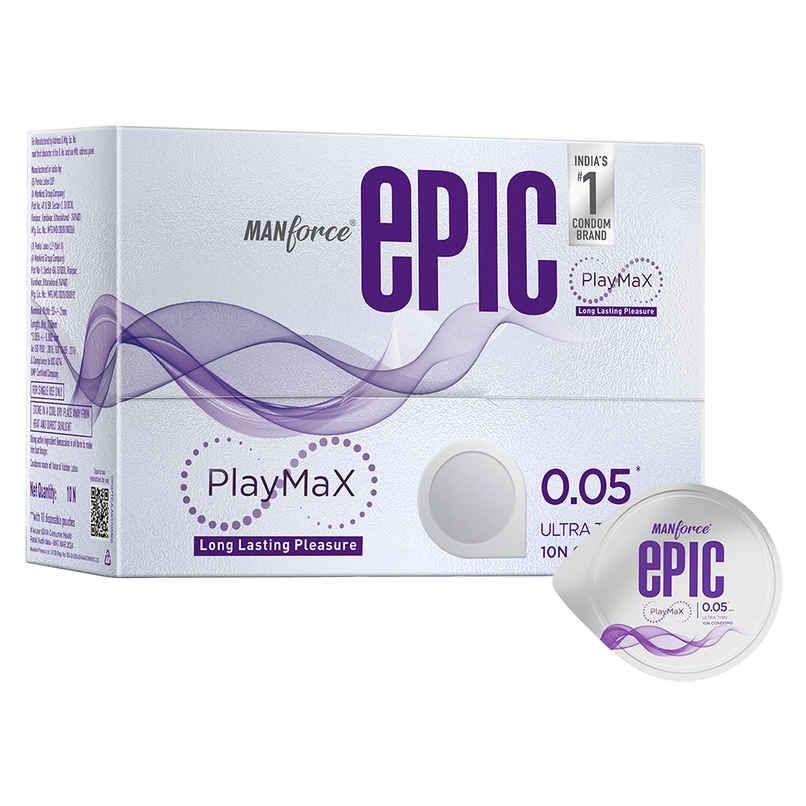 Manforce Epic Playmax Climax Delay Ultra Thin Condom