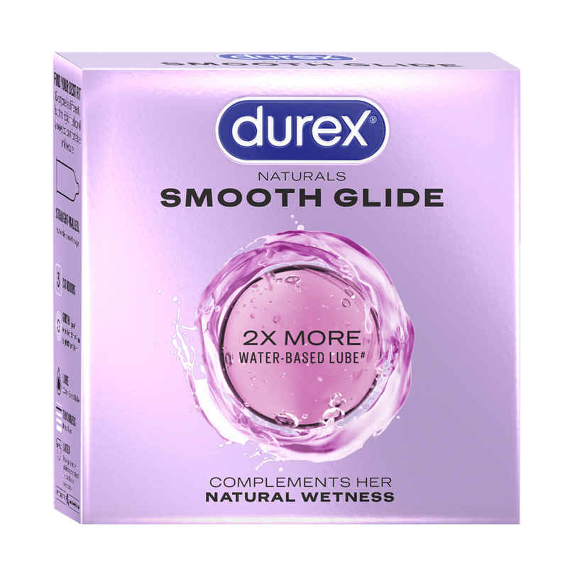 Durex Naturals Smooth Glide Condoms Durex Naturals Smooth Glide Condoms