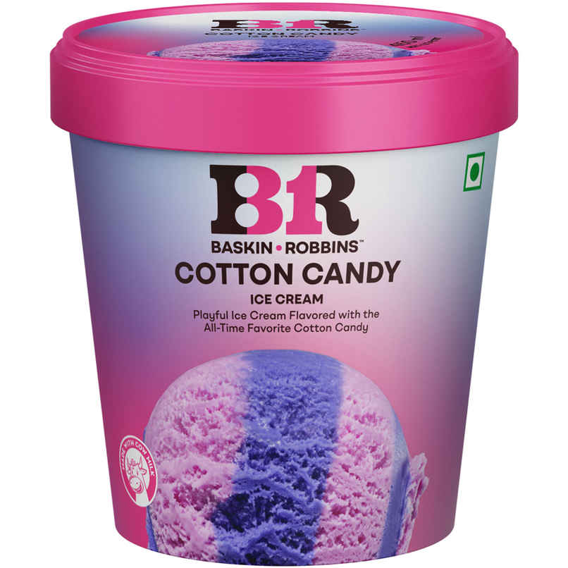 Baskin Robbins Cotton Candy Ice Cream Tub