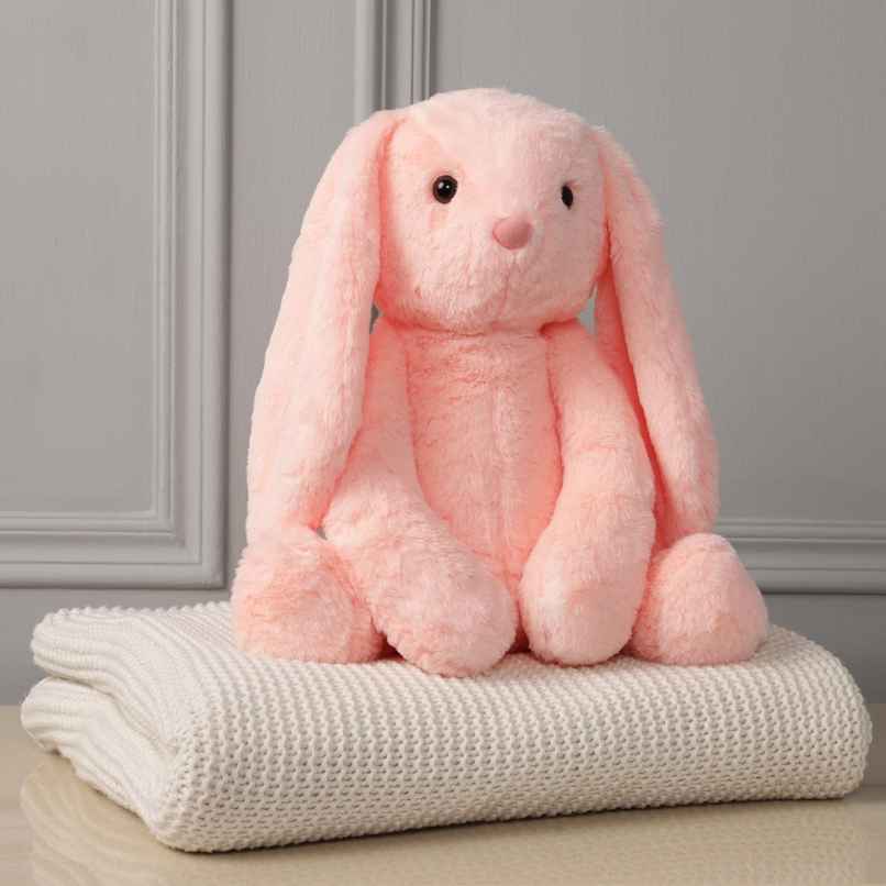 Mirada Peach Bunny Soft Toy - 35 cm Mirada Peach Bunny Soft Toy - 35 cm