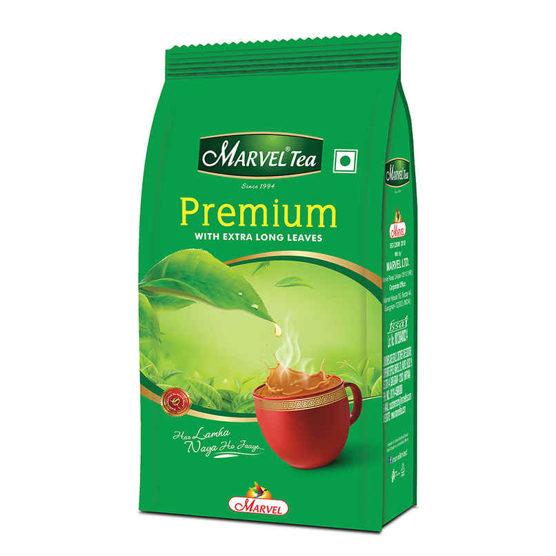 Marvel Premium Tea | Assam & Darjeeling Premium Leaves Unique Blend Chai Patti