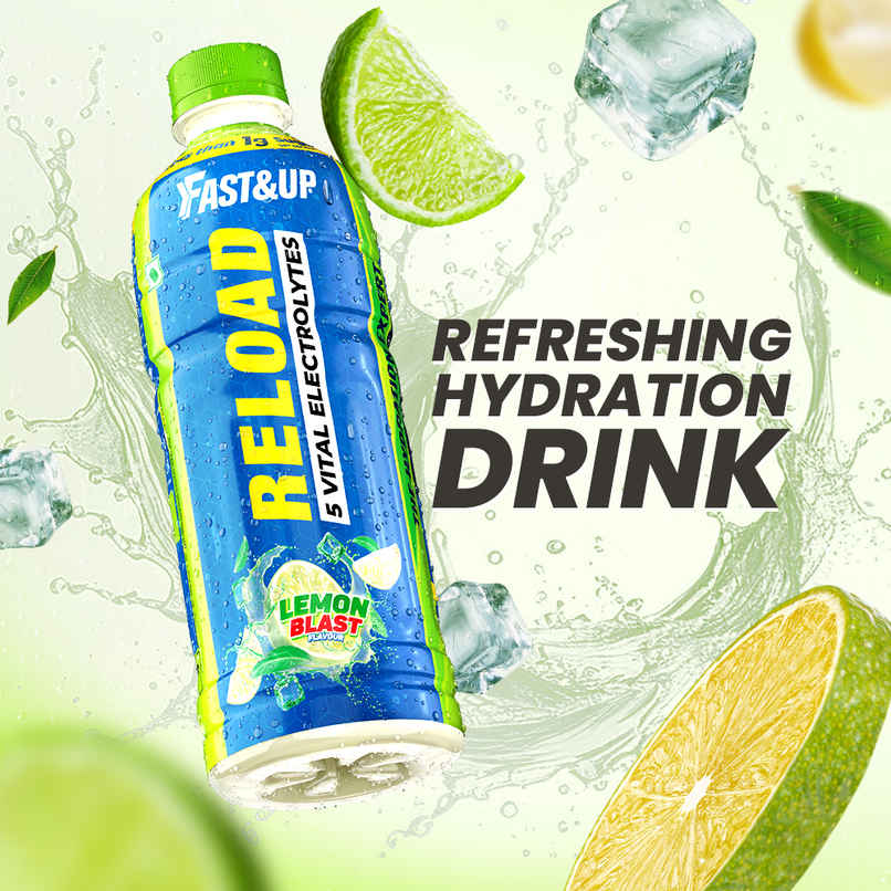 Fast&up Reload Low Sugar Hydration Energy Drink with Electrolytes | Tasty Lemon Blast Fast&up Reload Low Sugar Hydration Energy Drink with Electrolytes | Tasty Lemon Blast