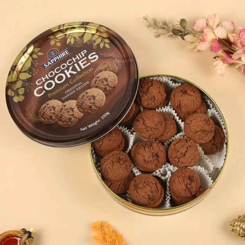 Sapphire Danish Style Chocochip Cookies Box Sapphire Danish Style Chocochip Cookies Box