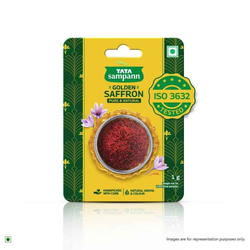 Tata Sampann Golden Saffron | Natural Aroma And Colour | Pure Kesar