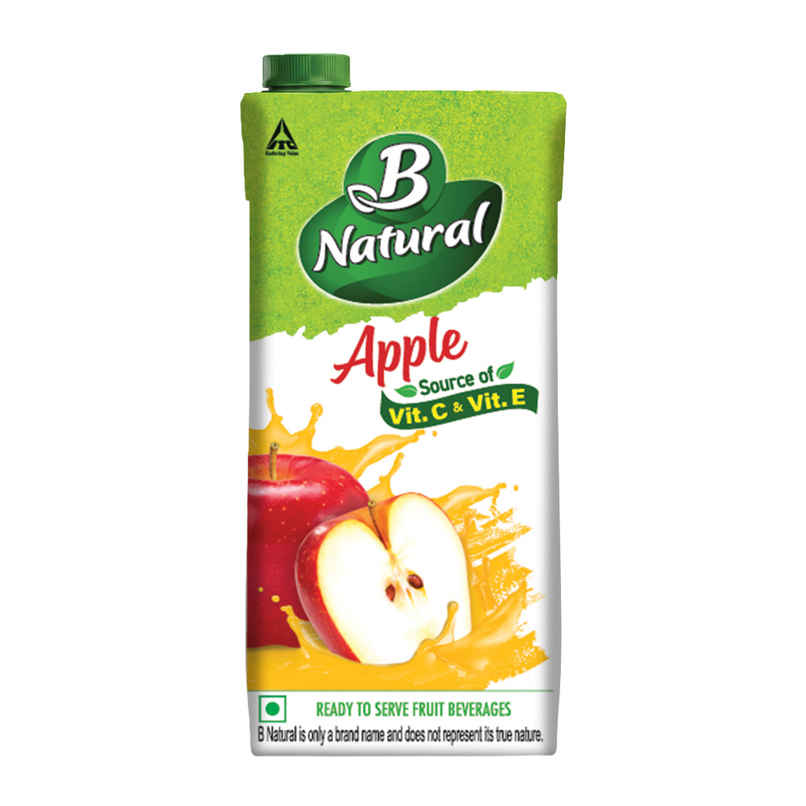 B Natural Apple Juice, Vitamin C & E