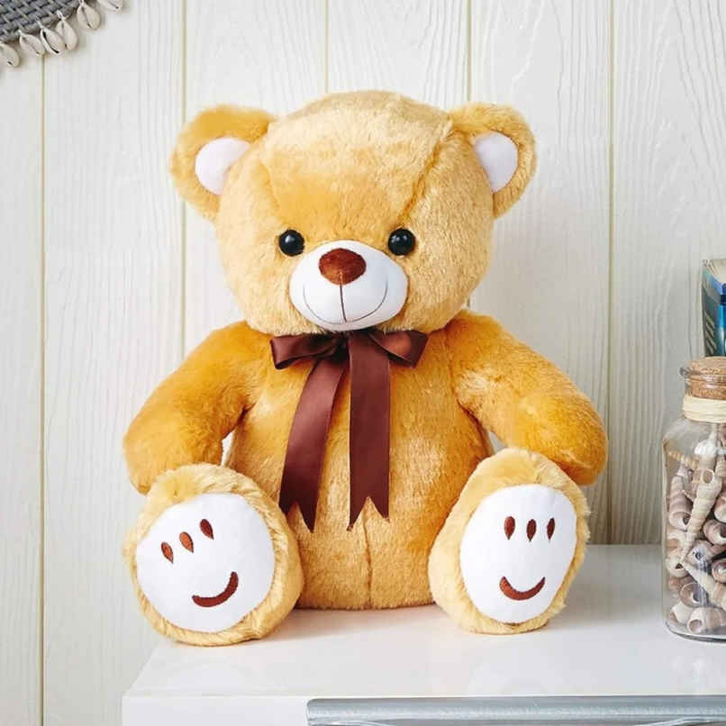 Fablue Teddy Bear Plush Soft Toy Animal for Kids | Brown | 33 cm