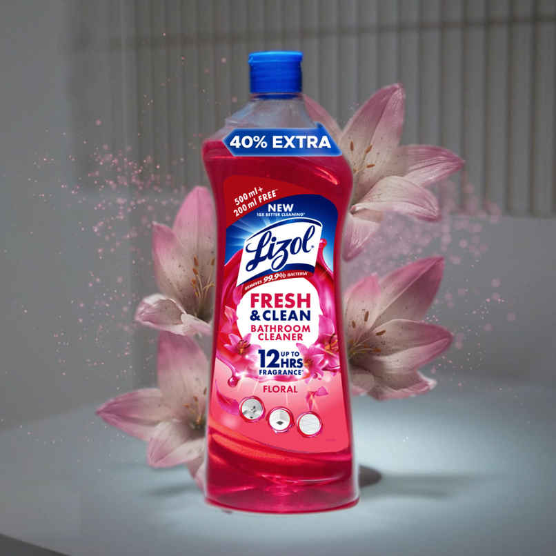 Lizol bathroom cleaner- for Bathrooms & Floors | Floral Lizol bathroom cleaner- for Bathrooms & Floors | Floral