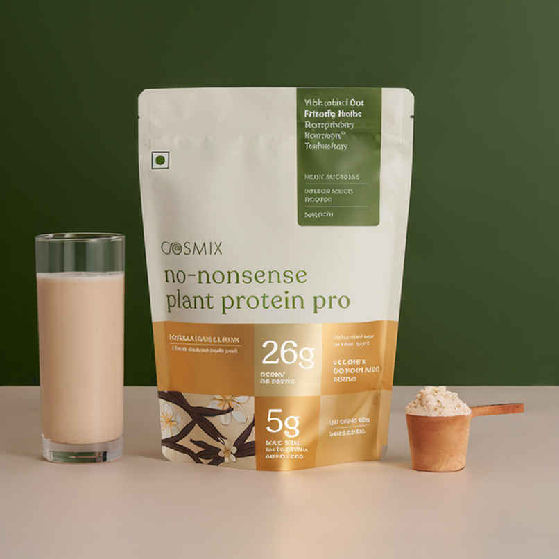 Cosmix No-Nonsense Pro Plant Protein Kerala Vanilla Bean, 26g Protein Cosmix No-Nonsense Pro Plant Protein Kerala Vanilla Bean, 26g Protein