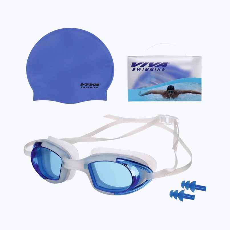Classic Distributor All-in-One Swimming Kit: Cap, Goggles & Ear Plug - Assorted Classic Distributor All-in-One Swimming Kit: Cap, Goggles & Ear Plug - Assorted