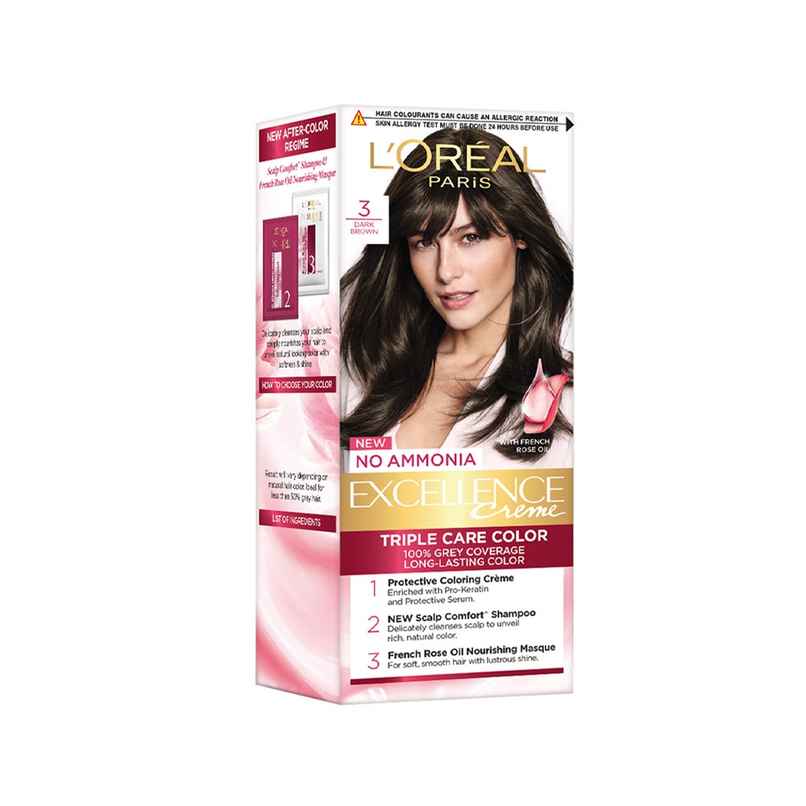 L'Oreal Paris Excellence Hair Color Small Pack No.3 | Dark Brown