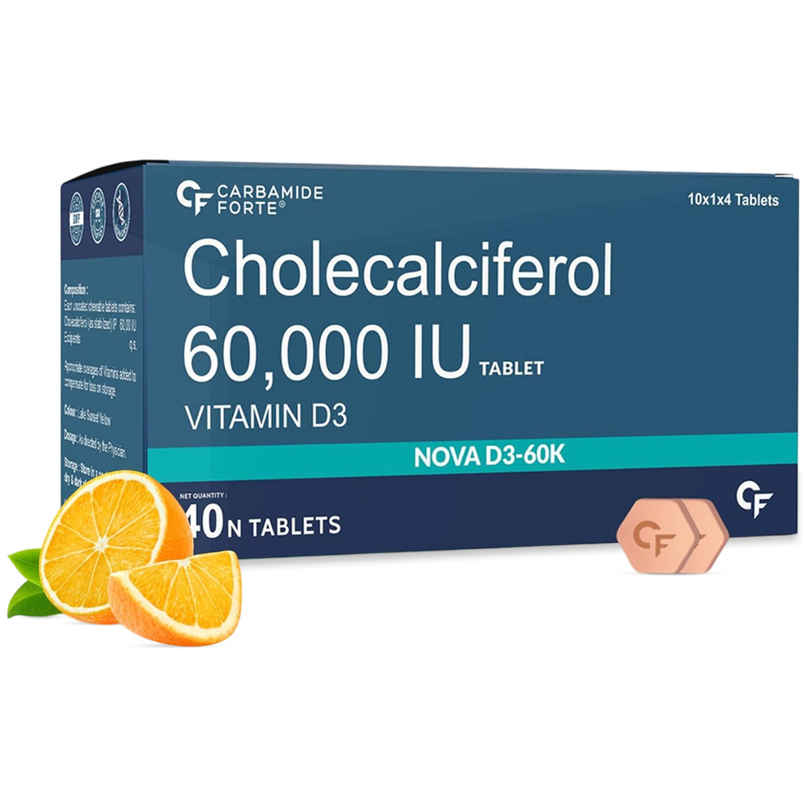 Carbamide Forte Nova D3-60K Vitamin D3 Tablet Carbamide Forte Nova D3-60K Vitamin D3 Tablet