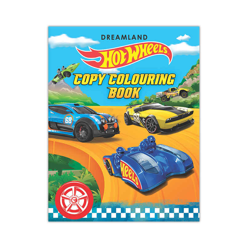 Hot Wheels Copy Colouring Book for Kids