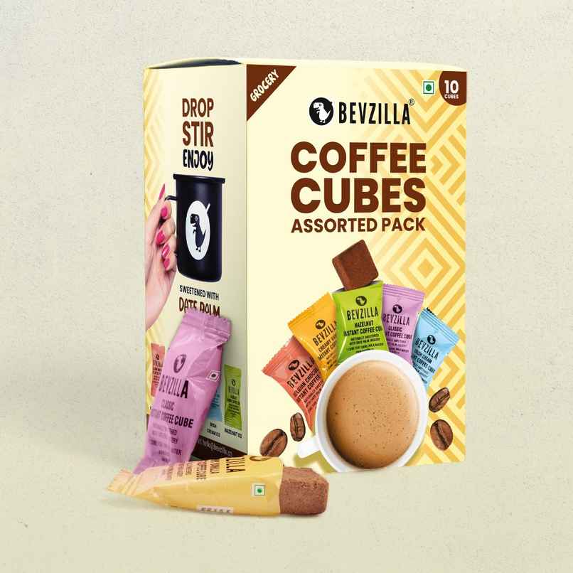 Bevzilla 10 Instant Coffee Cubes| 5 Assorted Flavours