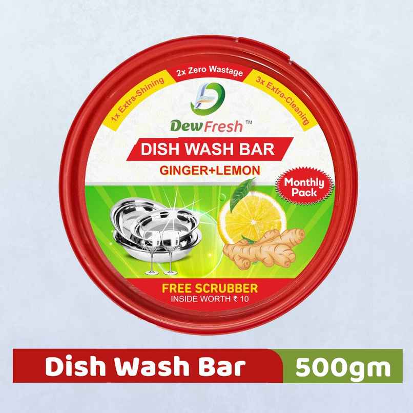 Dew Fresh Ginger & Lemon Round Dishwash Tub Dew Fresh Ginger & Lemon Round Dishwash Tub