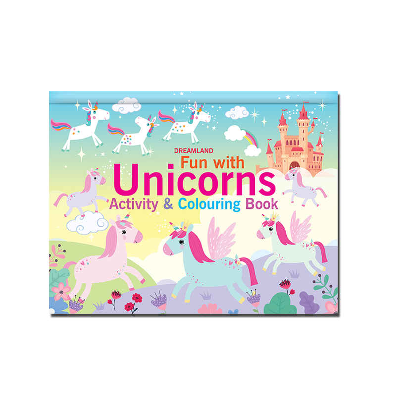 Dreamland Fun with Unicorns Activity and Colouring Book 64 Pages