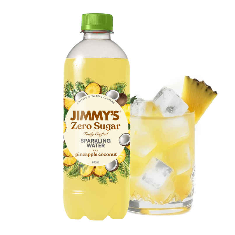 Jimmy's Zero Sugar Pineapple Coconut Sparkling Water