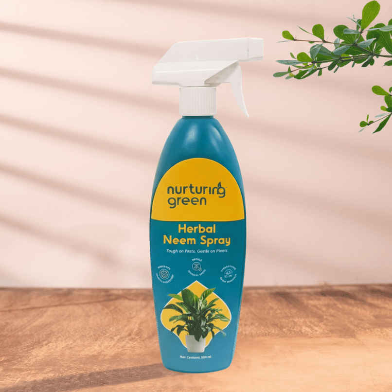 Nurturing Green Herbal Neem Spray | Organic Solution for Pests in Home & Balcony Plants