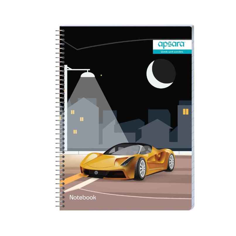 Apsara Spiral Bound Unruled 1 Subject Notebook 60gsm | 24 x 18 cm | 160 Pages | Covers May Differ Apsara Spiral Bound Unruled 1 Subject Notebook 60gsm | 24 x 18 cm | 160 Pages | Covers May Differ