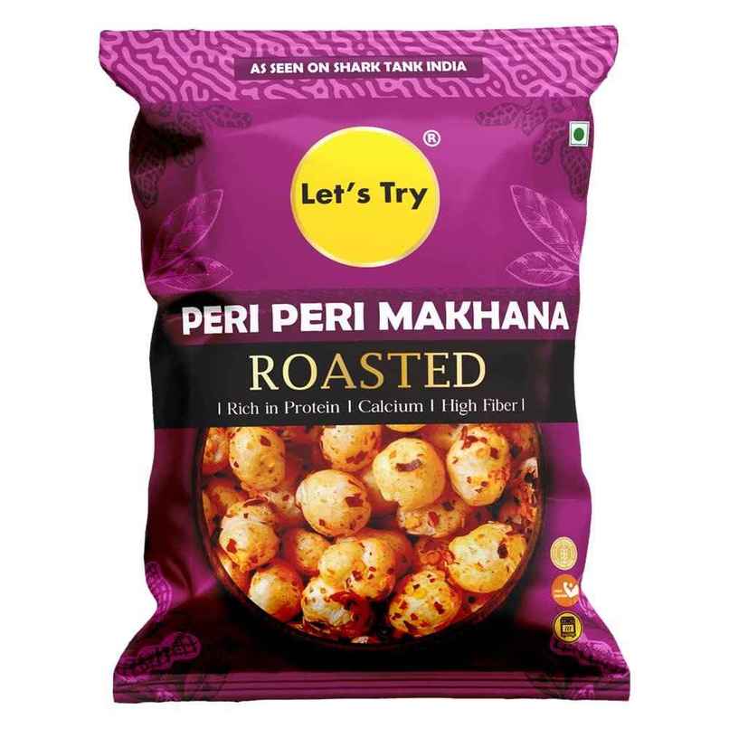 Let's Try Peri Peri Roasted Makhana Let's Try Peri Peri Roasted Makhana