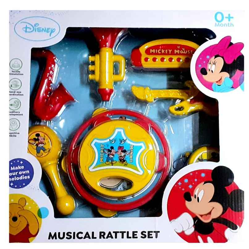 Itoys Musical Rattle Set-mickey Mouse (Colour May Vary)