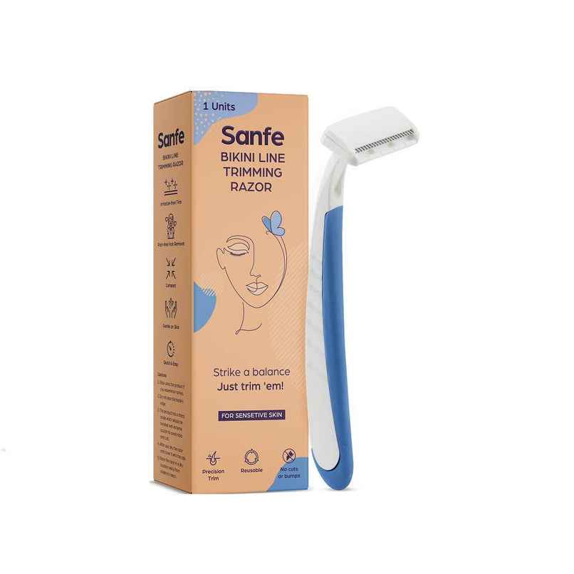 Sanfe Trimming & Hair Removal Body Razor For Women Painless Hair Removal With Stainless Steel Blade Sanfe Trimming & Hair Removal Body Razor For Women Painless Hair Removal With Stainless Steel Blade
