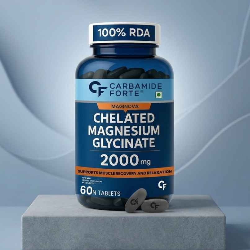 Carbamide Forte Chelated Magnesium Glycinate Supplement 2000mg Per Serving | Magnesium Supplement Carbamide Forte Chelated Magnesium Glycinate Supplement 2000mg Per Serving | Magnesium Supplement