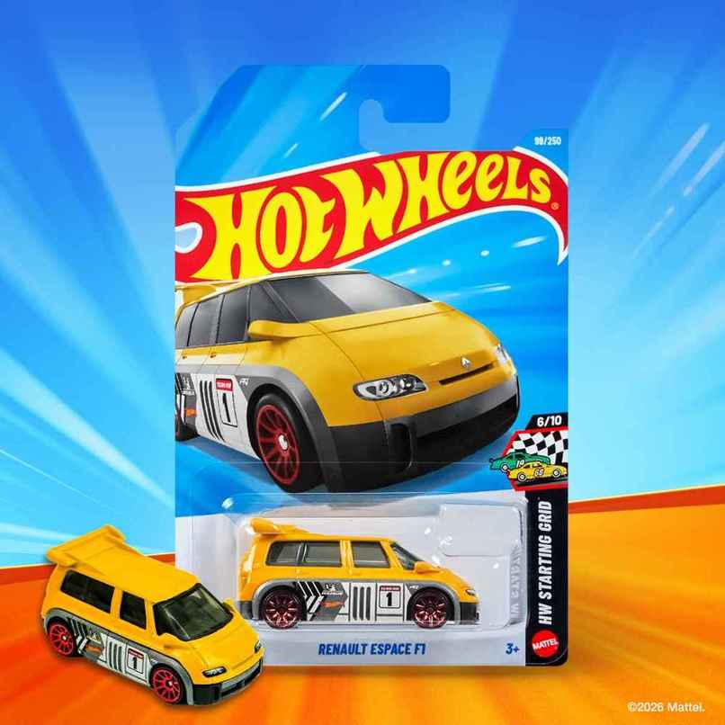 Hot Wheels Worldwide Basic Car | HW Renault Espace F1 | Toy Car for Kids & Collectors