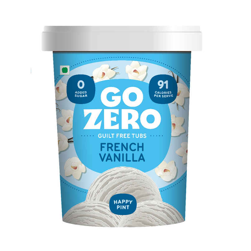 Go Zero French Vanilla Guilt Free Ice Cream Tub