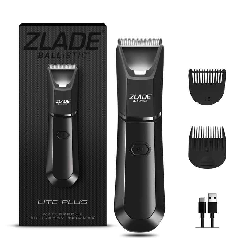 Zlade Ballistic Lite Plus Waterproof Trimmer | Beard, Body & Balls