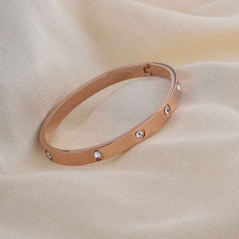 Palmonas Crystal Love Bangle Bracelet