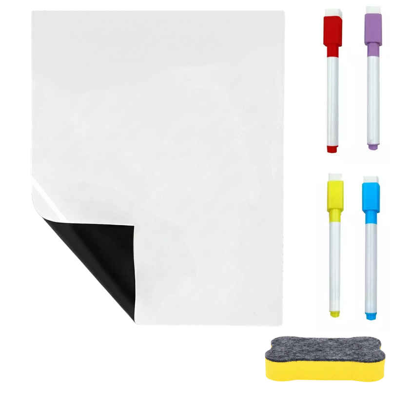Se7en Magnetic White Board Planner Sheet with 4Pcs Magnetic Marker Pen & Eraser